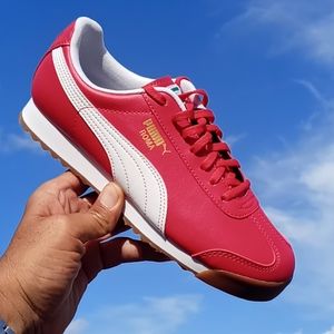 Puma, 354259-53, Kids, Roma Basic Jr,  Red/White